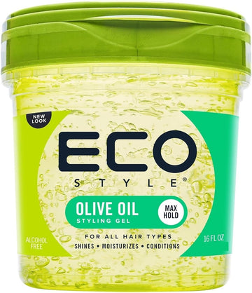 Eco Style Olive Oil Styling Gel, Green, 236 ml