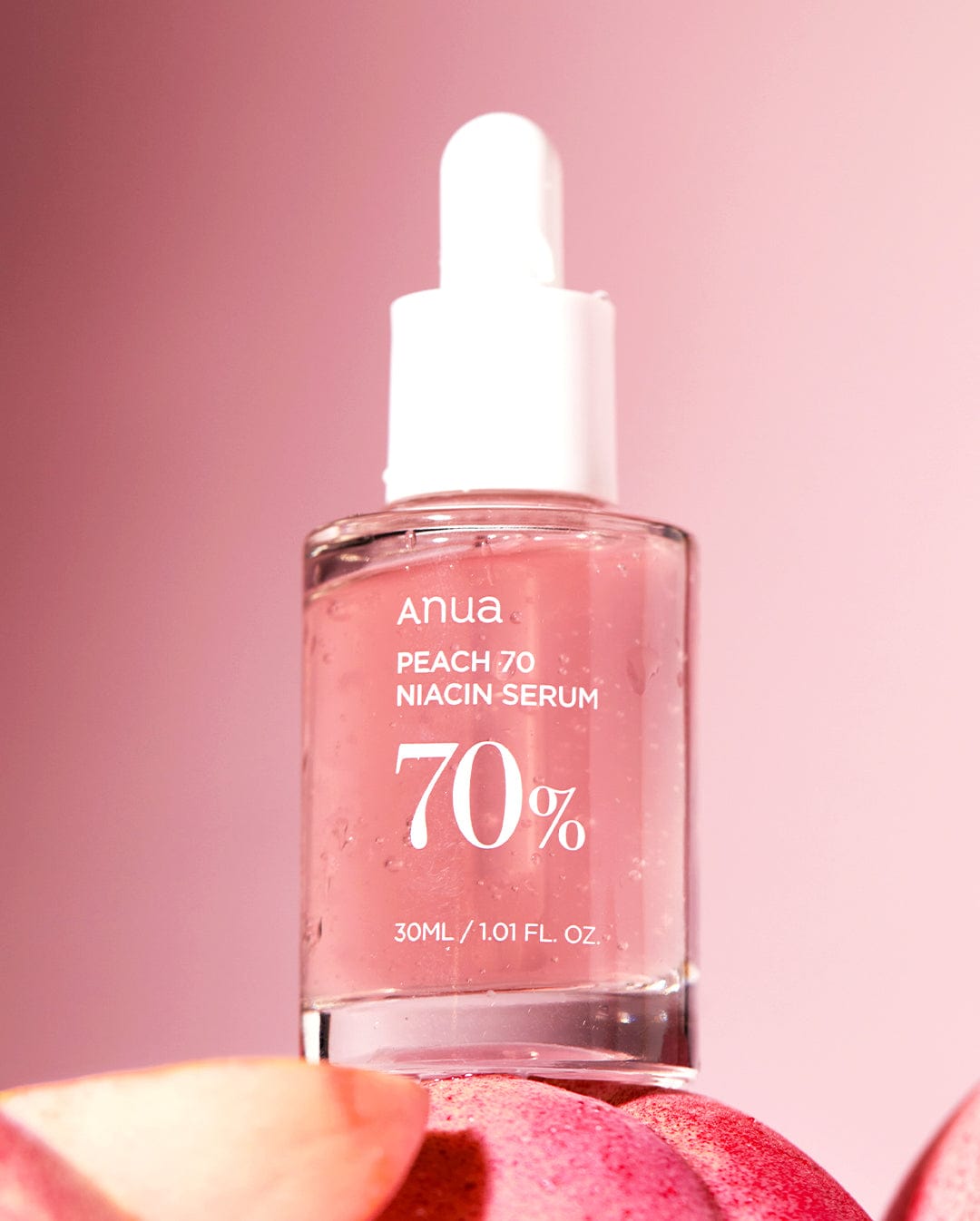 ANUA Peach 70% Niacinamide Serum brightening hydrating face serum hyperpigmentation treatment reducing melanine daily clean beauty, 29.87 Milliliters