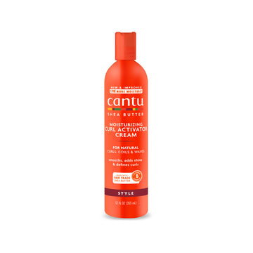 Cantu Moisturizing Curl Activator Cream for Natural Hair with Pure Shea Butter, 12 Oz